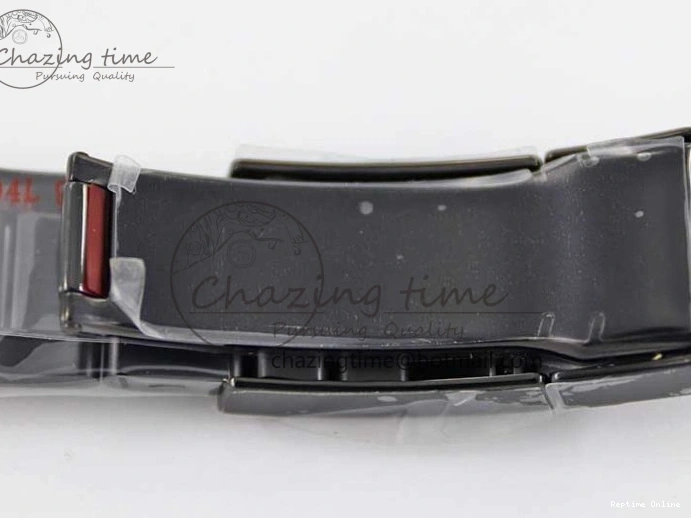 0223 Daytona All Black PVD TWF Best Edition Purple Diamonds Bezel Black Dial on PVD Bracelet SA Lightweight 2446